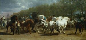 bonheur, rosa (1822–1899) – the horse fair (1852–1855)