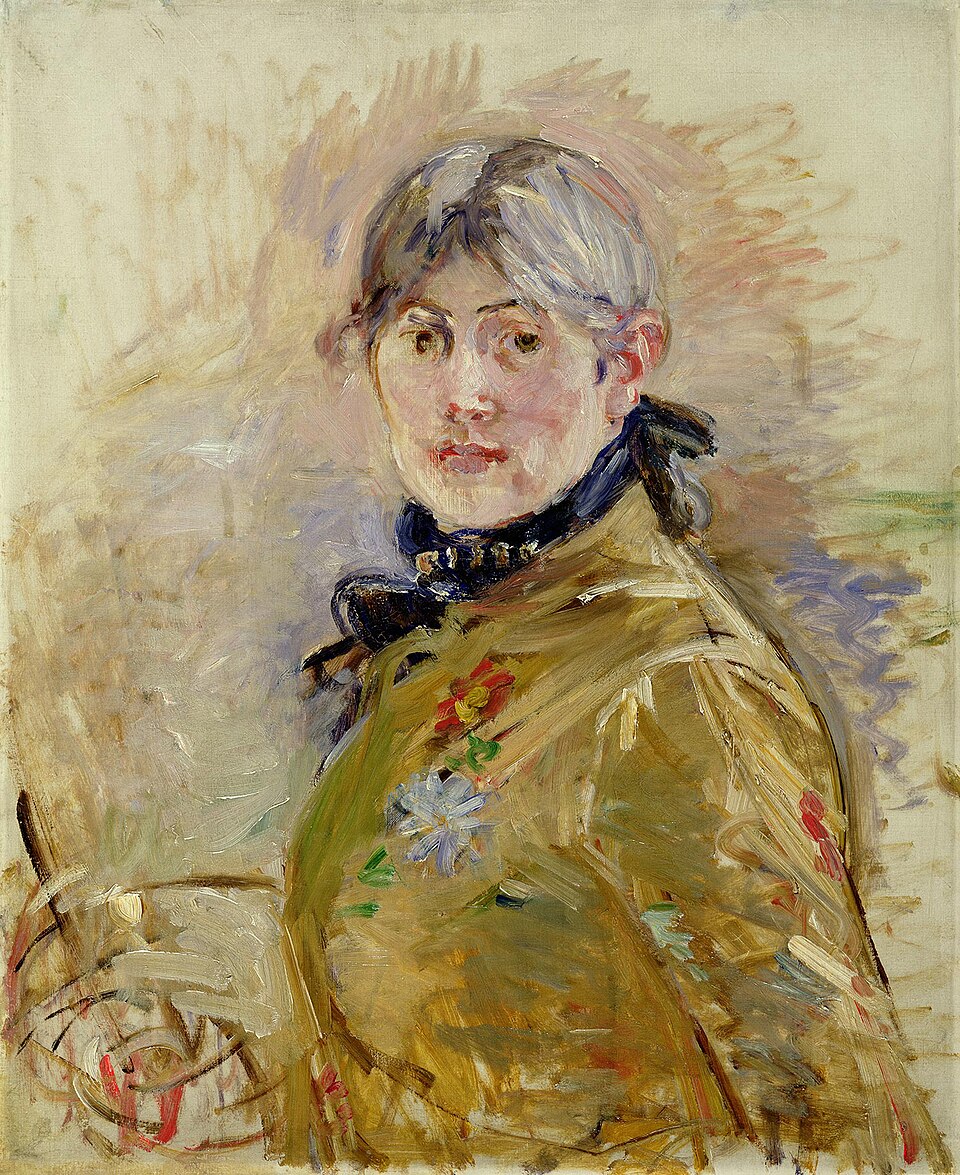 morisot, berthe (1841 1895) self portrait (1885)