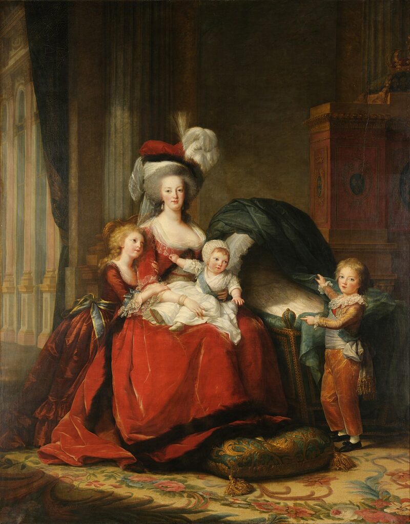 vigée le brun, élisabeth (1755–1842) – marie antoinette and her children