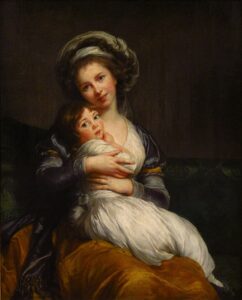 Vigée Le Brun, Elisabeth (1755–1842) – Self Portrait With Her Daughter, Julie (1786)